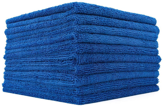 Edgeless 400GSM Microfiber Towels 12-pk (Blue)